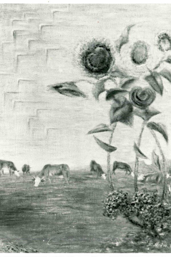 František Mařík, Pasení, , 1964, olej